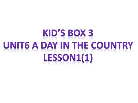 “A Day In The Country”.